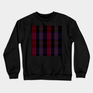 Gothic Aesthetic Evander 1 Hand Drawn Textured Plaid Pattern Crewneck Sweatshirt